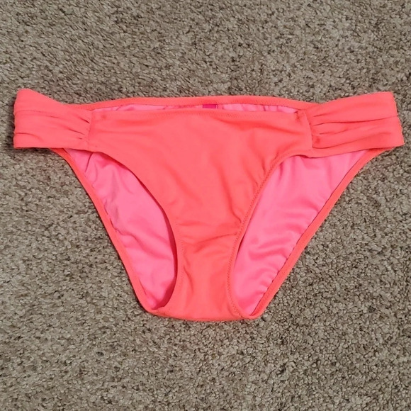 Victoria's Secret Knockout Side Ruched Swim Bikini Bottoms M - Picture 2 of 10